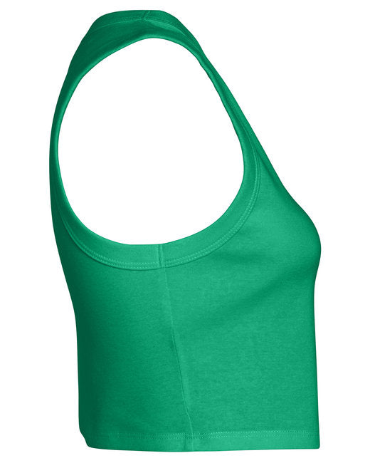 Bella + Canvas Ladies' Micro Rib Muscle Crop Tank