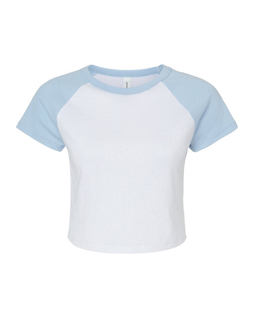 Ladies' Micro Ribbed Raglan Baby Tee