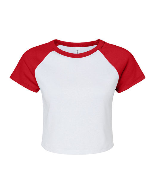 Ladies' Micro Ribbed Raglan Baby Tee