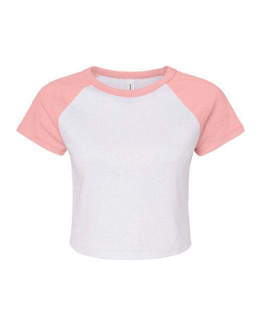 Ladies' Micro Ribbed Raglan Baby Tee