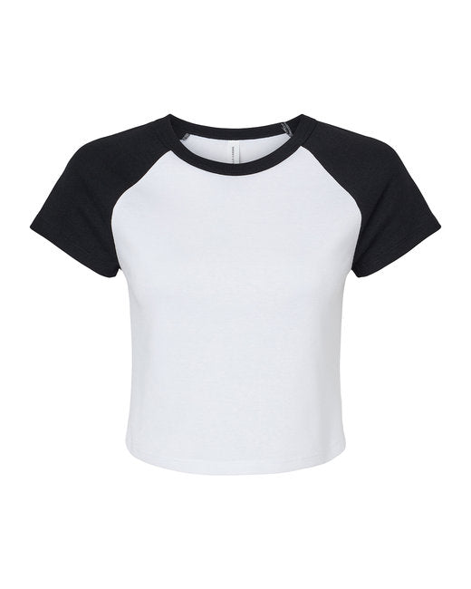 Ladies' Micro Ribbed Raglan Baby Tee