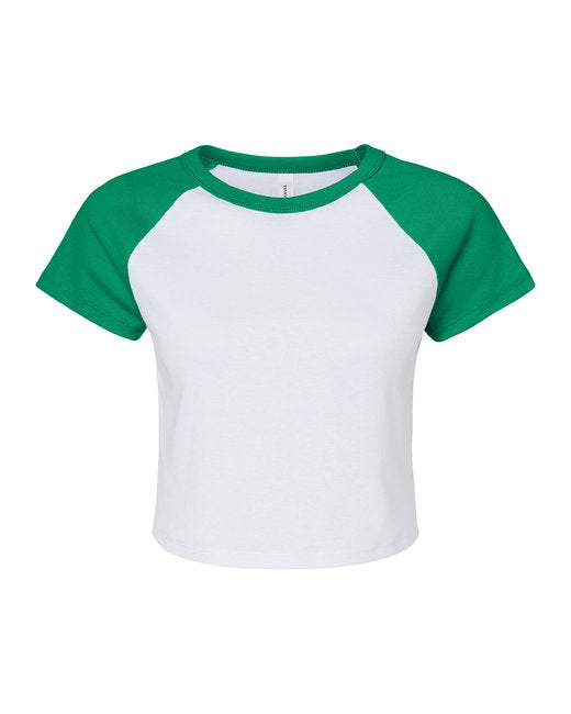 Ladies' Micro Ribbed Raglan Baby Tee