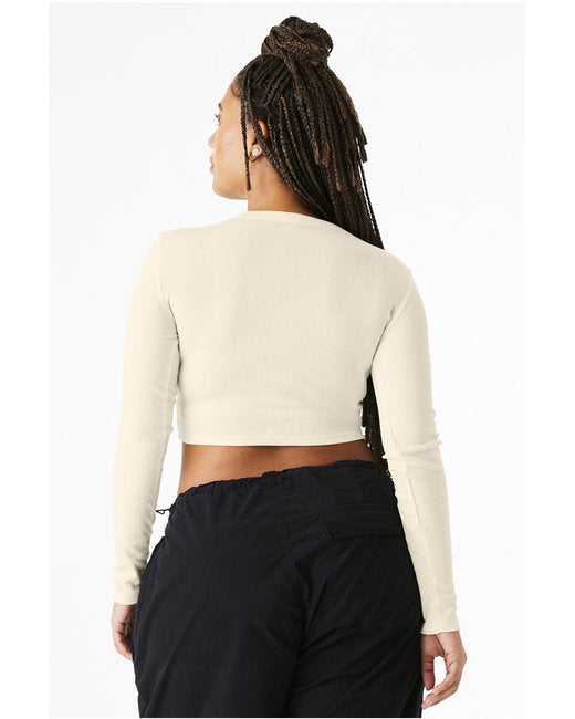 Bella + Canvas Ladies' Micro Ribbed Long Sleeve Baby Tee