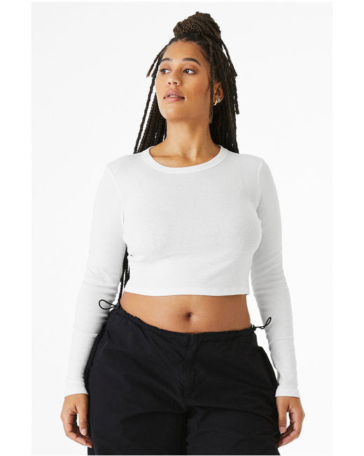 Bella + Canvas Ladies' Micro Ribbed Long Sleeve Baby Tee