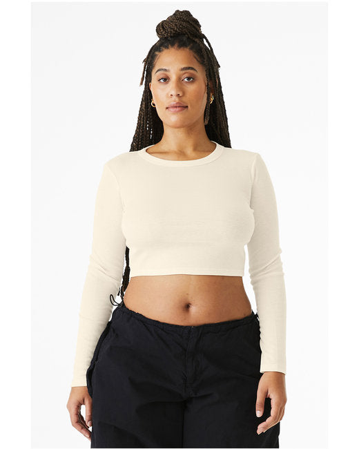 Bella + Canvas Ladies' Micro Ribbed Long Sleeve Baby Tee