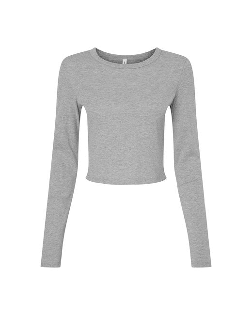 Bella + Canvas Ladies' Micro Ribbed Long Sleeve Baby Tee