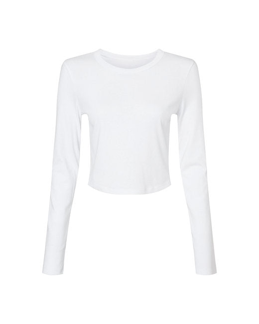 Bella + Canvas Ladies' Micro Ribbed Long Sleeve Baby Tee