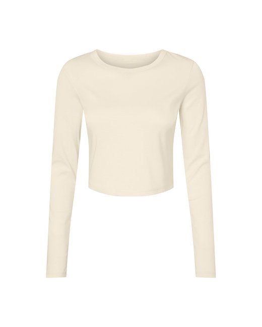 Bella + Canvas Ladies' Micro Ribbed Long Sleeve Baby Tee
