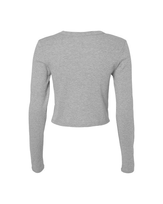 Bella + Canvas Ladies' Micro Ribbed Long Sleeve Baby Tee