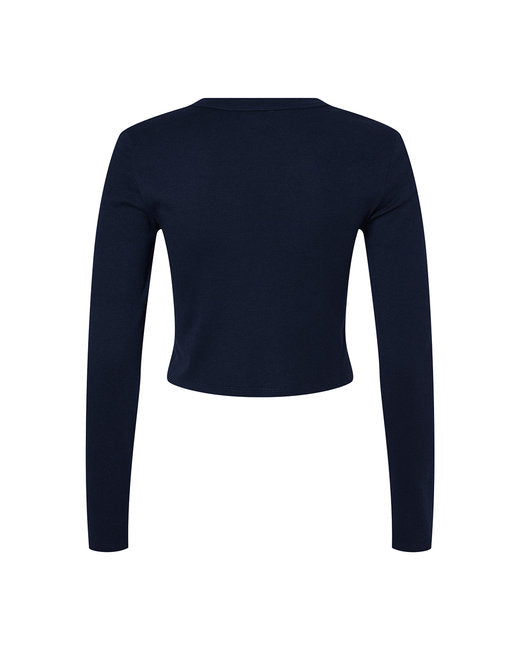Bella + Canvas Ladies' Micro Ribbed Long Sleeve Baby Tee