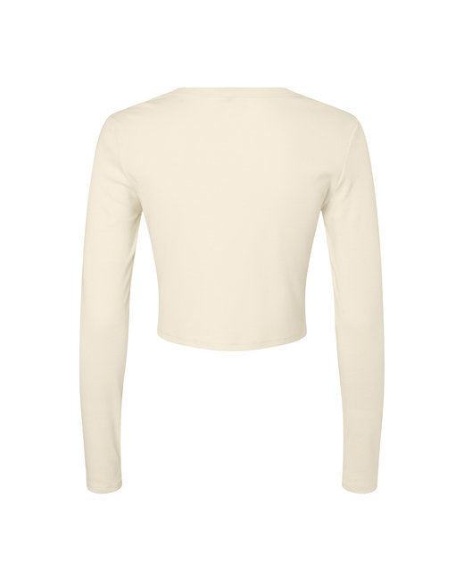 Bella + Canvas Ladies' Micro Ribbed Long Sleeve Baby Tee