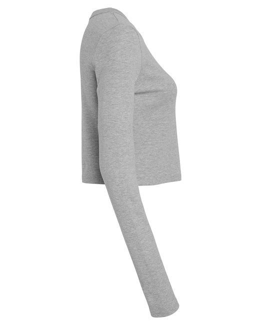Bella + Canvas Ladies' Micro Ribbed Long Sleeve Baby Tee