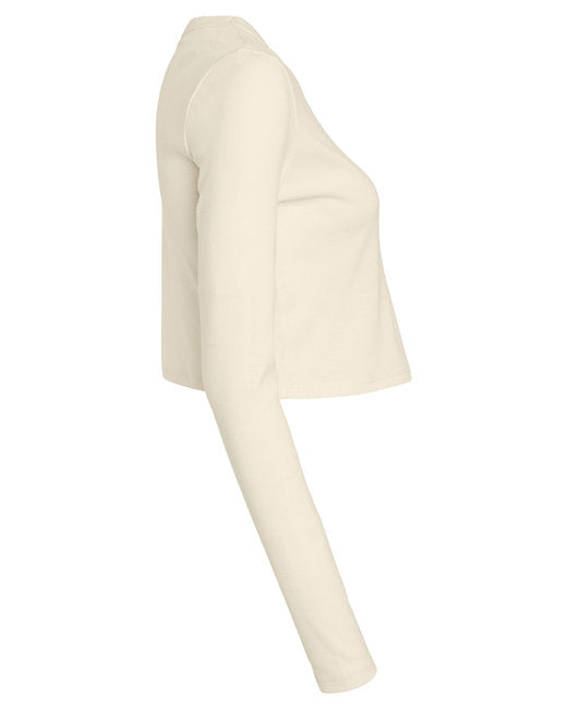 Bella + Canvas Ladies' Micro Ribbed Long Sleeve Baby Tee