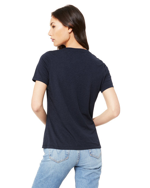 Ladies' Relaxed Triblend V-Neck T-Shirt