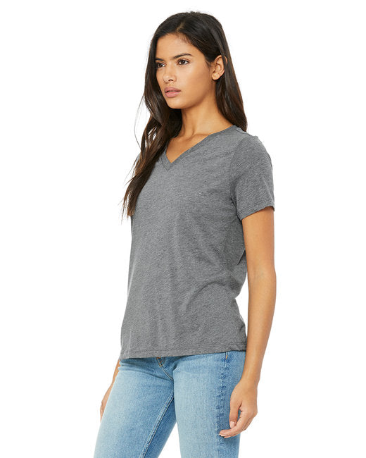 Ladies' Relaxed Triblend V-Neck T-Shirt