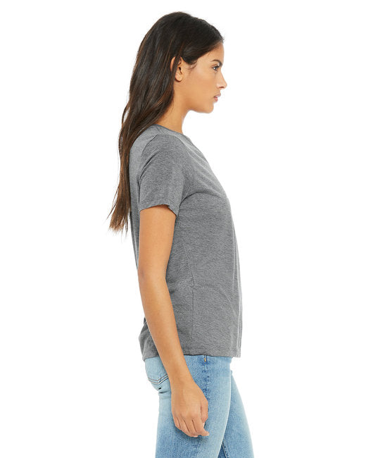 Ladies' Relaxed Triblend V-Neck T-Shirt