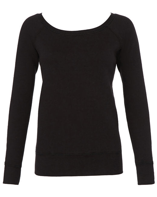 Ladies' Sponge Fleece Wide Neck Sweatshirt