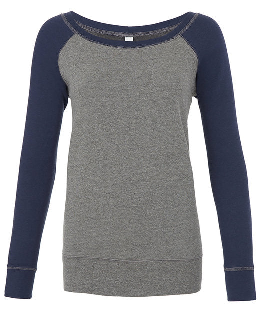 Ladies' Sponge Fleece Wide Neck Sweatshirt