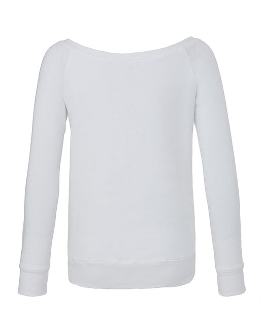 Ladies' Sponge Fleece Wide Neck Sweatshirt