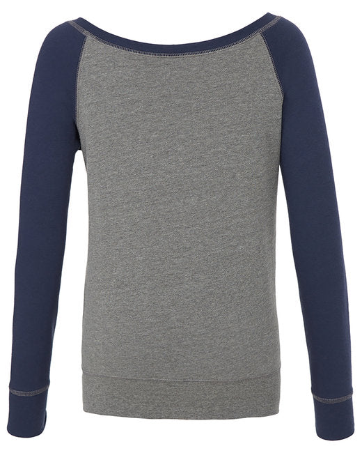 Ladies' Sponge Fleece Wide Neck Sweatshirt