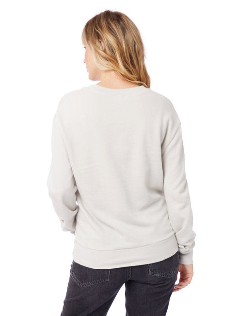 Ladies' Washed Terry Throwback Pullover Sweatshirt