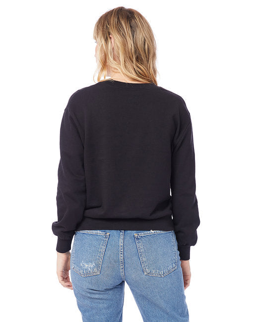 Ladies' Washed Terry Throwback Pullover Sweatshirt