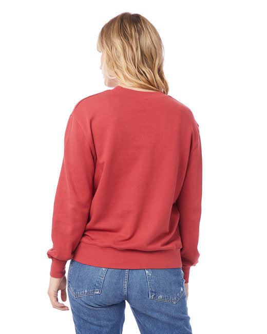 Ladies' Washed Terry Throwback Pullover Sweatshirt