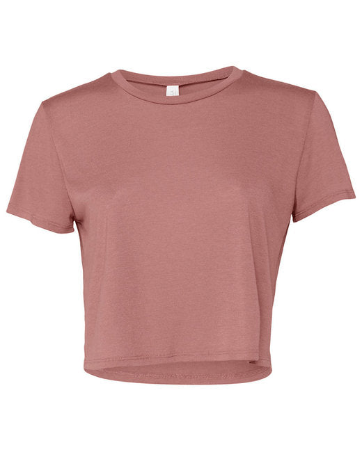 Ladies' Flowy Cropped T-Shirt