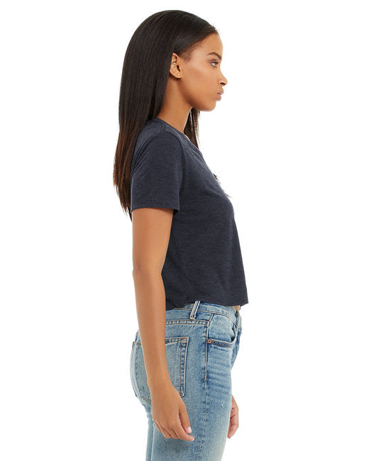 Ladies' Flowy Cropped T-Shirt