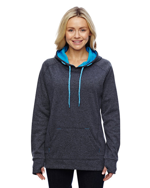 America Ladies' Cosmic Contrast Fleece Hooded Sweatshirt