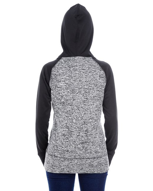 Ladies' Colorblock Cosmic Hooded Sweatshirt