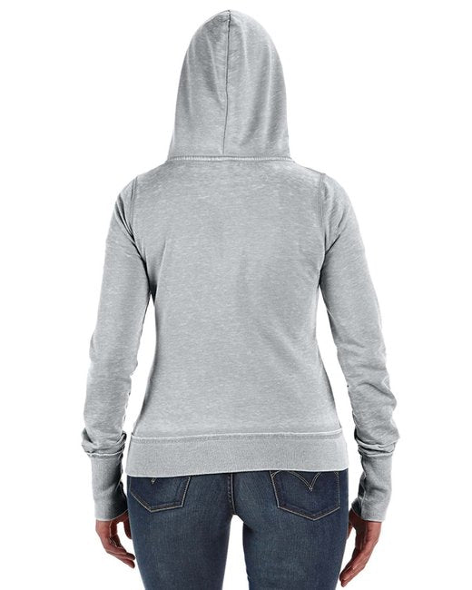 America Ladies' Zen Full-Zip Fleece Hooded Sweatshirt