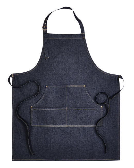 Unisex Jeans Stitch Denim Bib Apron