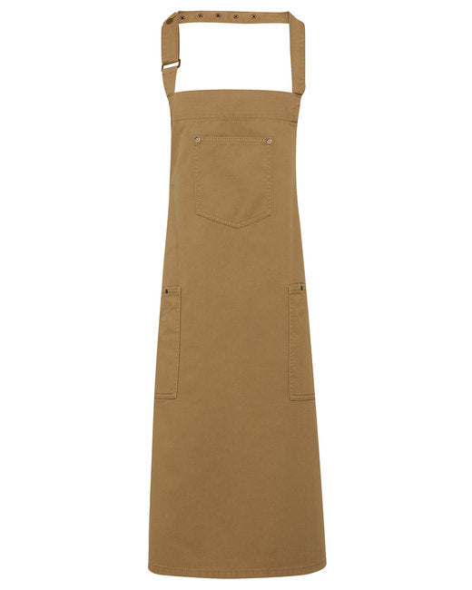 Unisex Cotton Chino Bib Apron