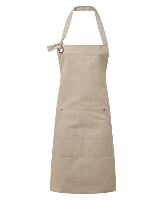 Unisex "Calibre" Heavy Cotton Canvas Pocket Apron