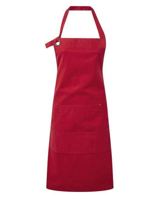 Unisex "Calibre" Heavy Cotton Canvas Pocket Apron