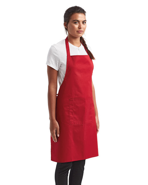 Unisex 'Colours' Sustainable Pocket Bib Apron