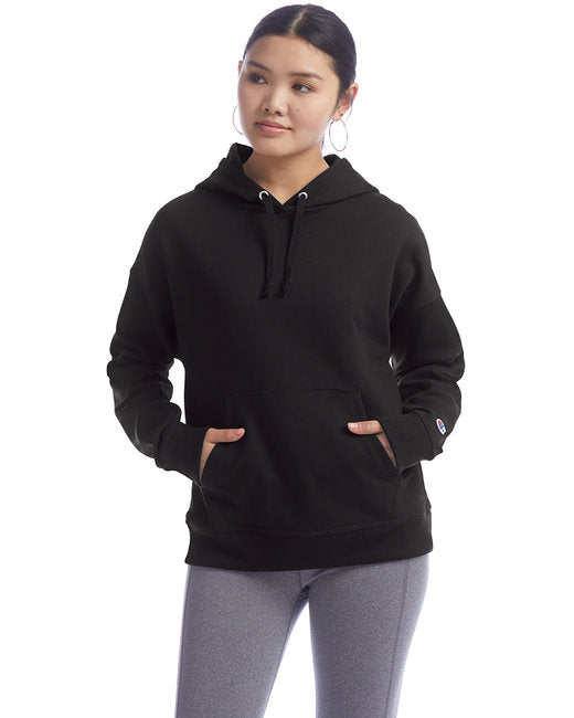 Ladies' PowerBlend Relaxed Hooded Sweatshirt
