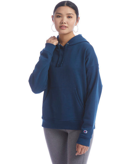 Ladies' PowerBlend Relaxed Hooded Sweatshirt