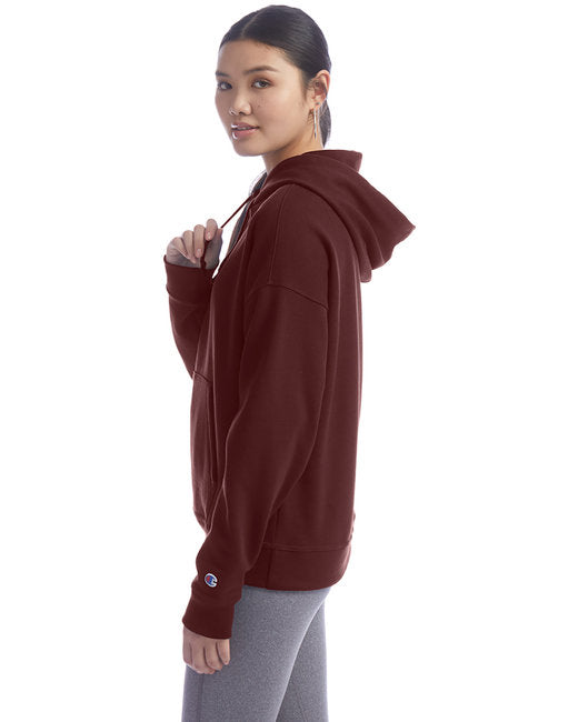 Ladies' PowerBlend Relaxed Hooded Sweatshirt