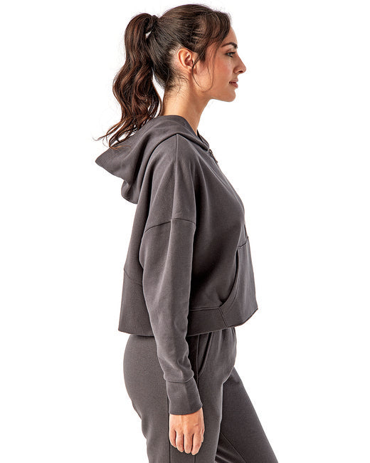 TriDri Ladies' Alice Half-Zip Hooded Sweatshirt