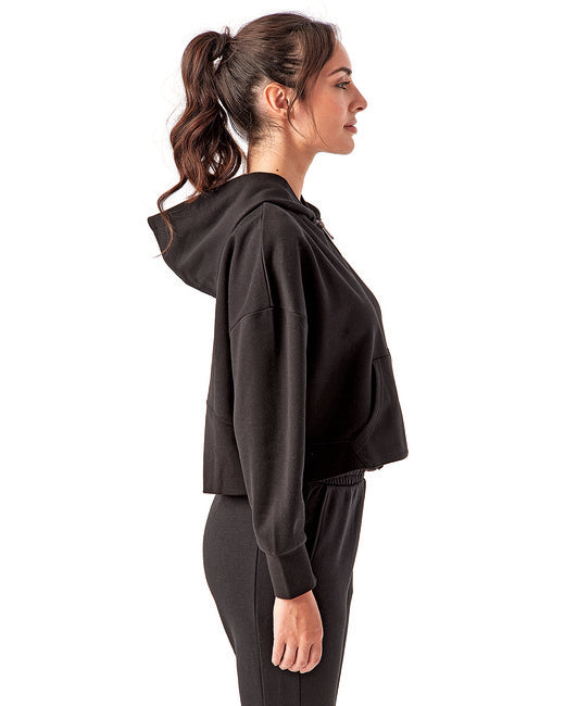 TriDri Ladies' Alice Half-Zip Hooded Sweatshirt