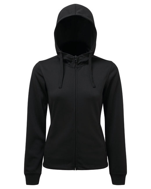 TriDri Ladies' Spun Dyed Full-Zip Hooded Sweatshirt